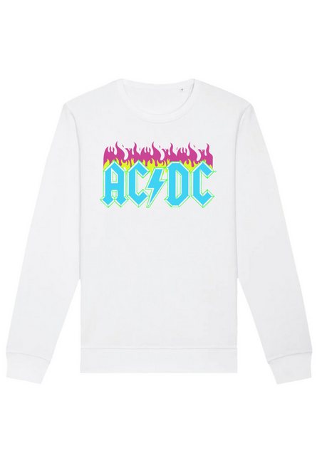 F4NT4STIC Sweatshirt "ACDC Neon Flames", Premium Qualität günstig online kaufen