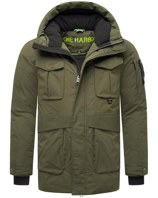 Stone Harbour Winterjacke "Edriik XX", mit Kapuze, Warm gefütterte kurze He günstig online kaufen