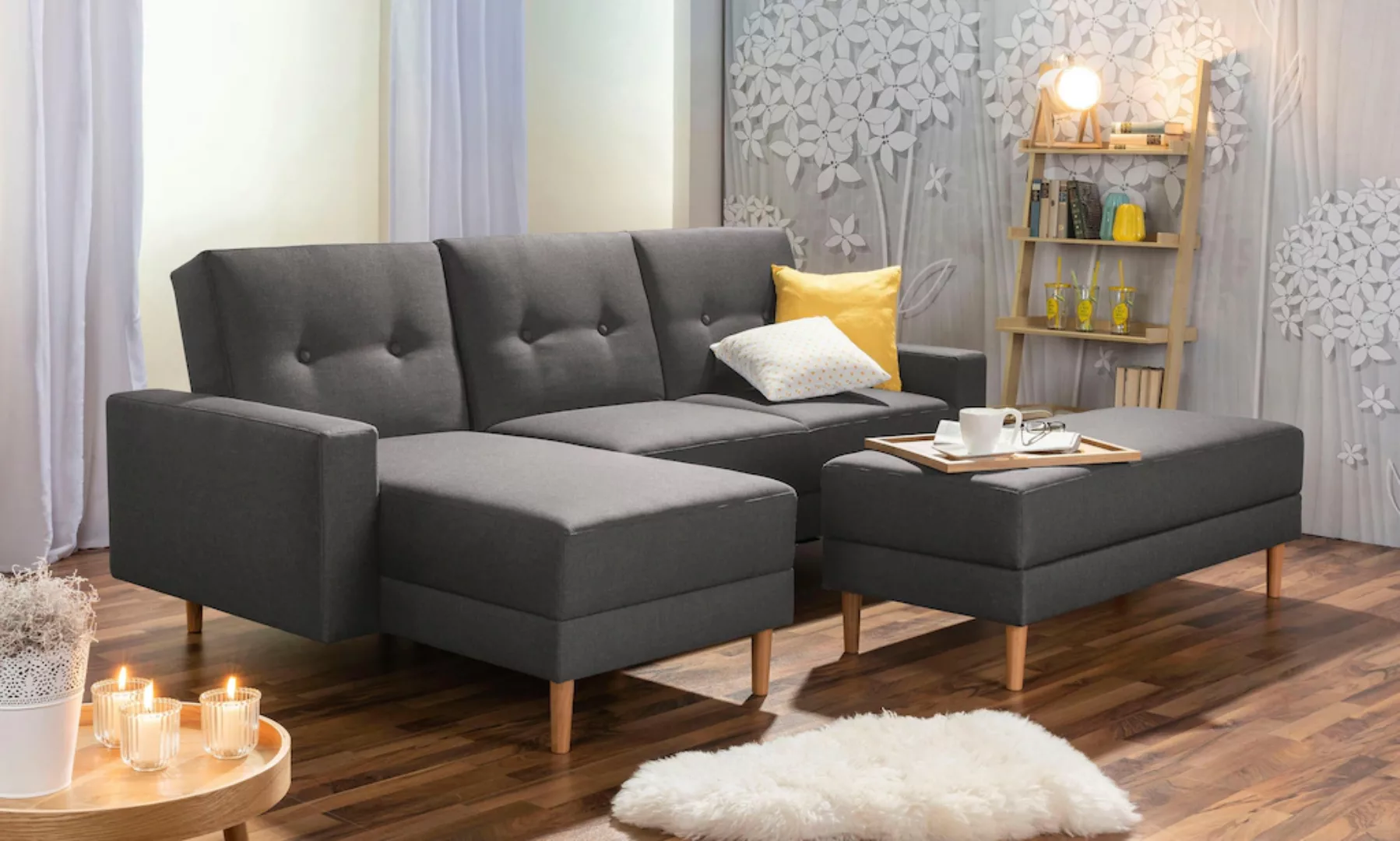 Max Winzer® Ecksofa »Just Chill«, Schlafsofa mit Recamiere, Rückenverstellu günstig online kaufen