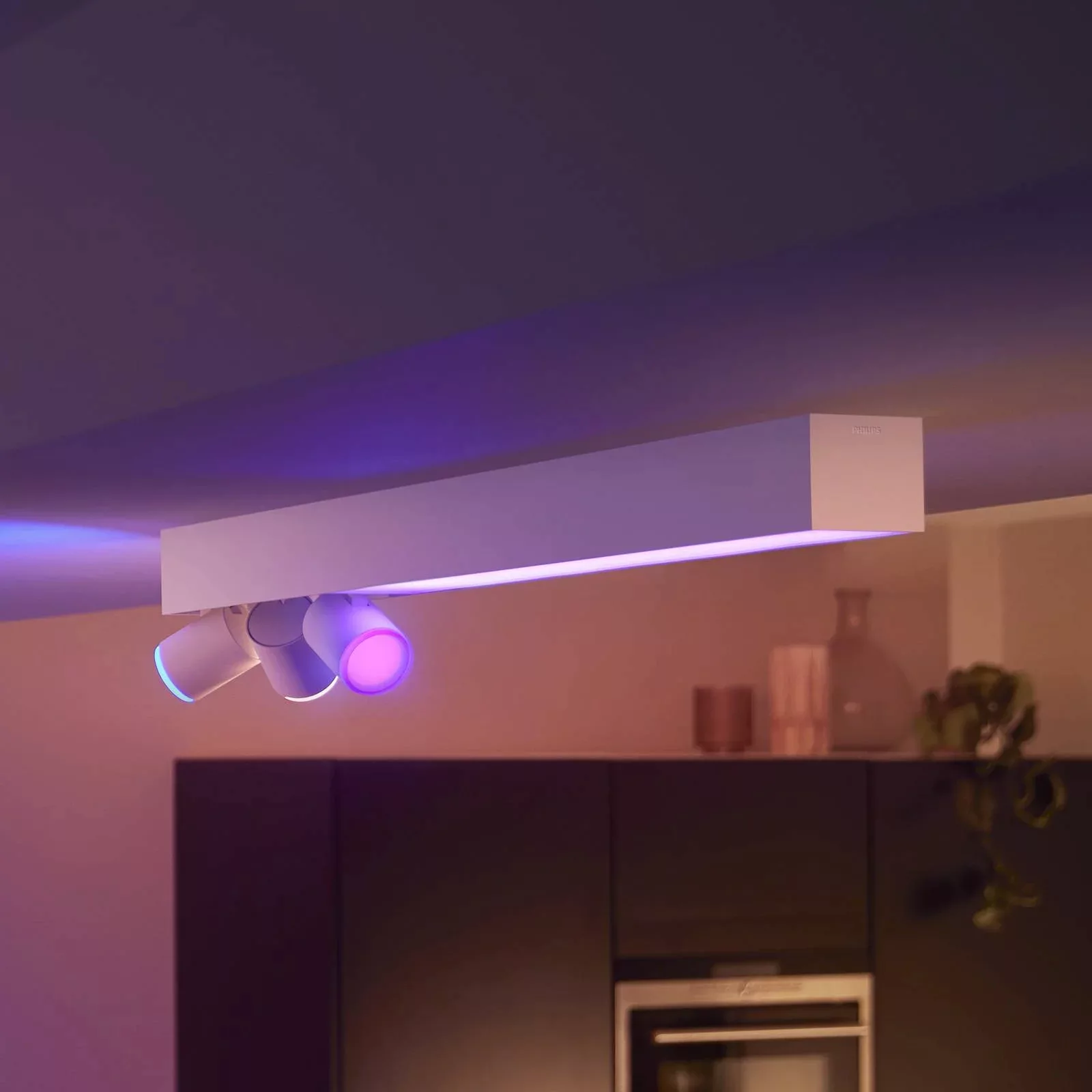 Philips Hue LED-Deckenspot Centris, weiß, 3-flammig, RGB CCT günstig online kaufen