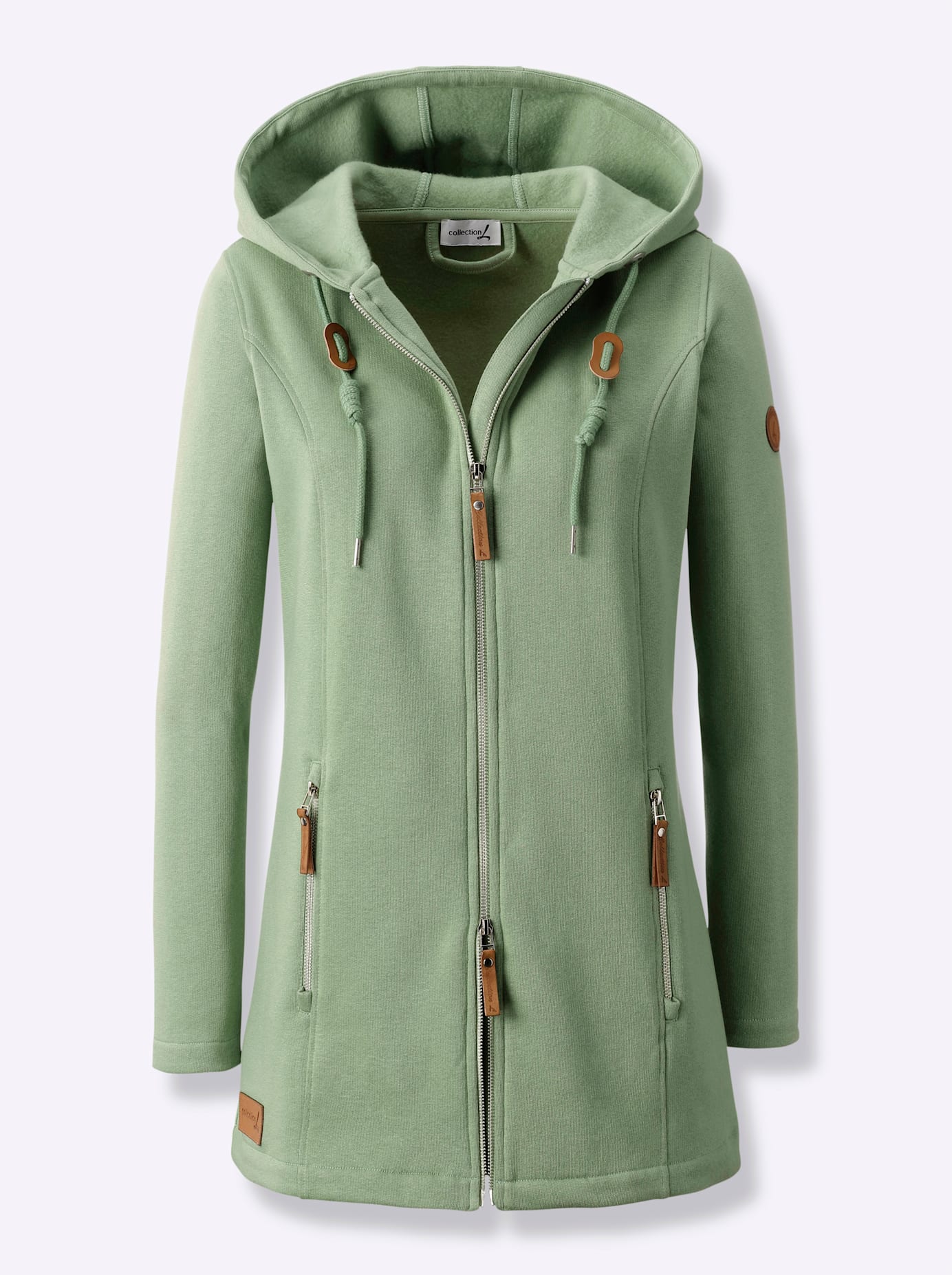 Casual Looks Shirtjacke "Sweatjacke", (1 tlg.) günstig online kaufen