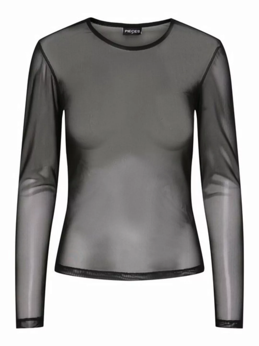 pieces Langarmshirt PCNINNI LS MESH TOP NOOS BC günstig online kaufen