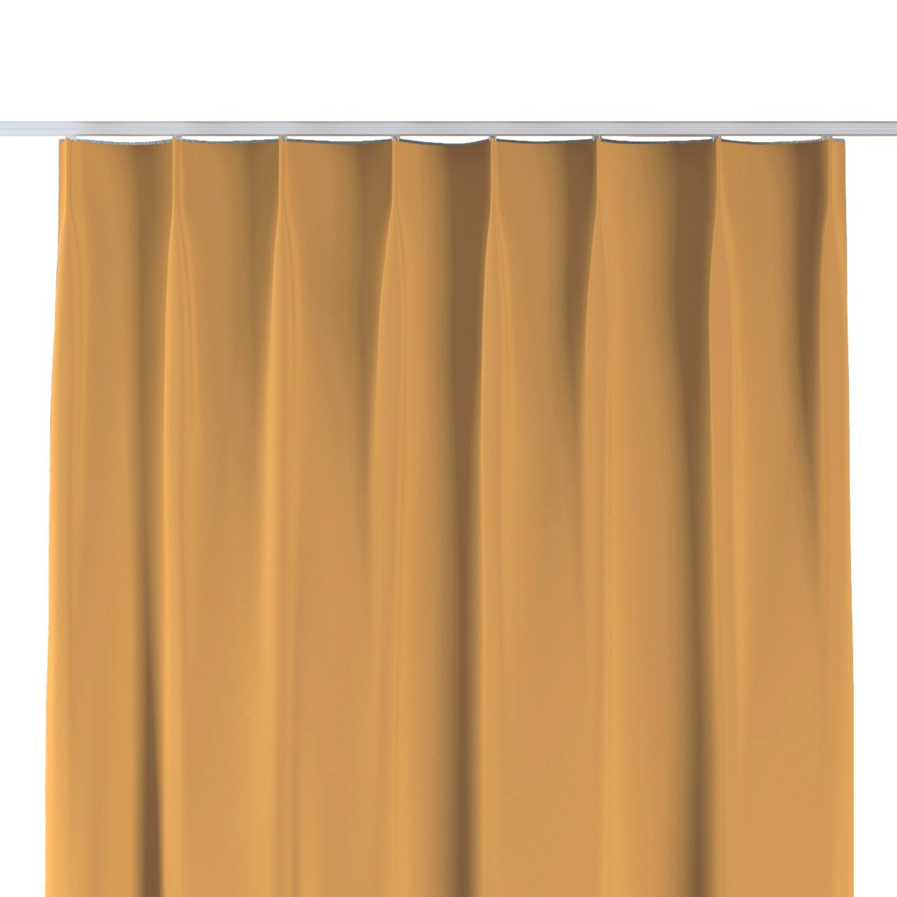 Vorhang mit flämischen 1-er Falten, honiggelb, Blackout 300 cm (269-52) günstig online kaufen
