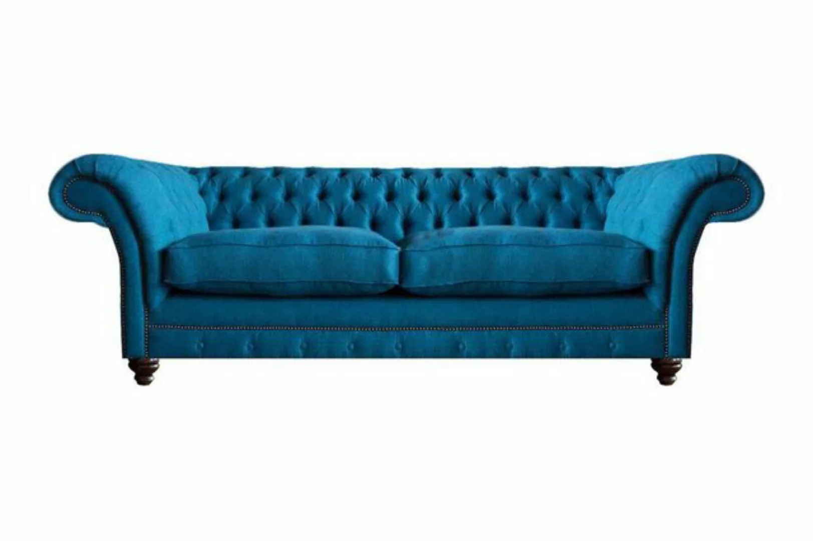 JVmoebel Chesterfield-Sofa Textil Sofa Viersitzer Couch Einrichtung Sitz Mö günstig online kaufen