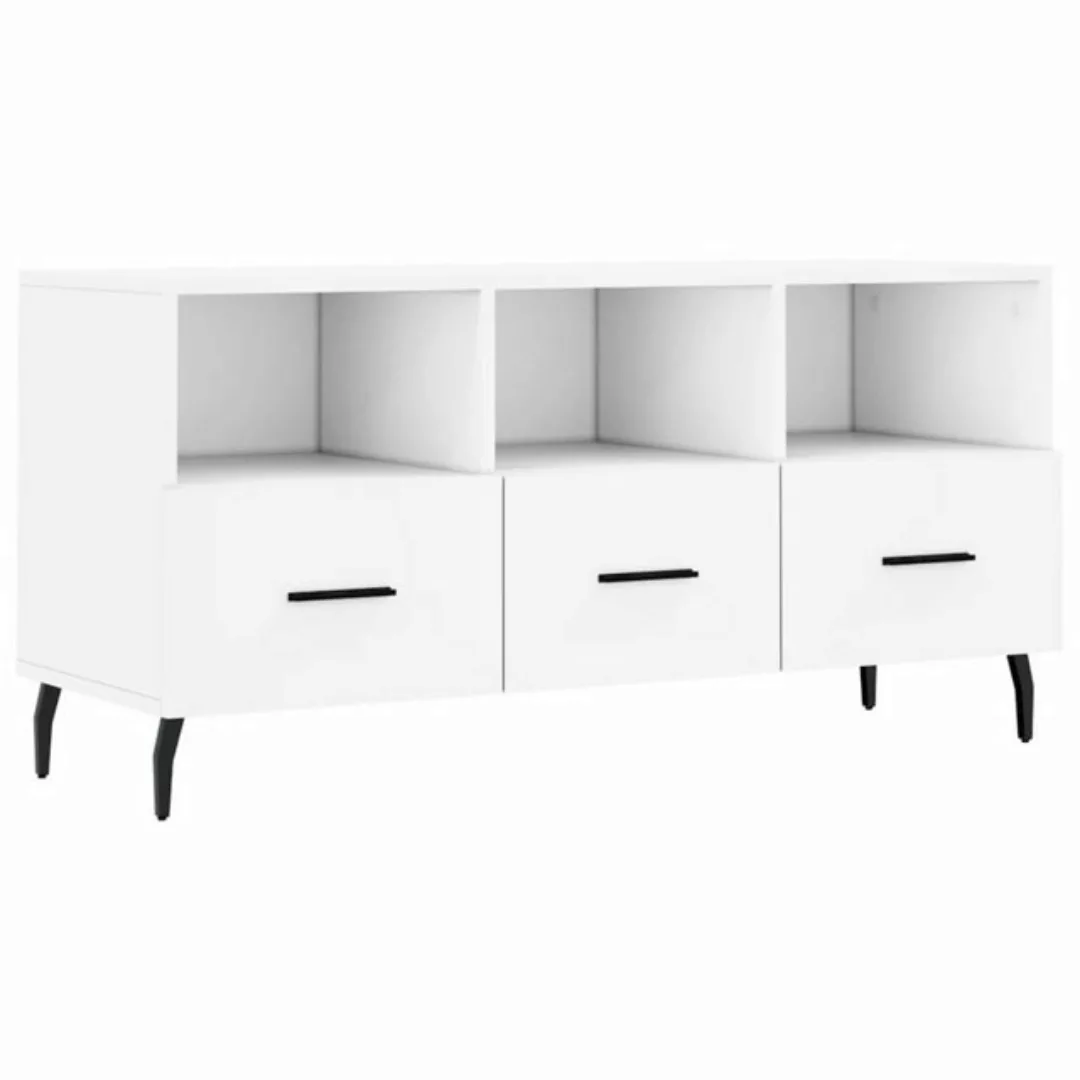 vidaXL TV-Schrank TV-Schrank Weiß 102x36x50 cm Spanplatte günstig online kaufen