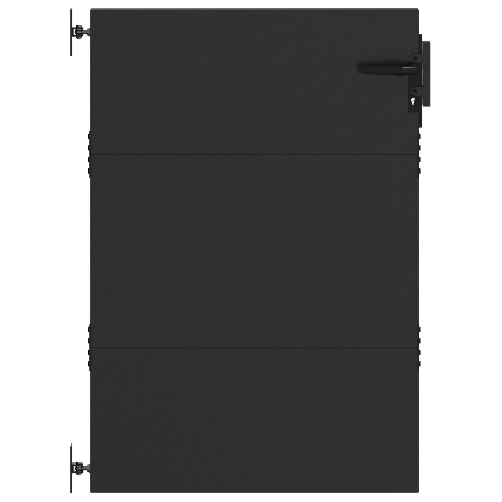 vidaXL Gartentor Gartentor Schwarz 105 x günstig online kaufen