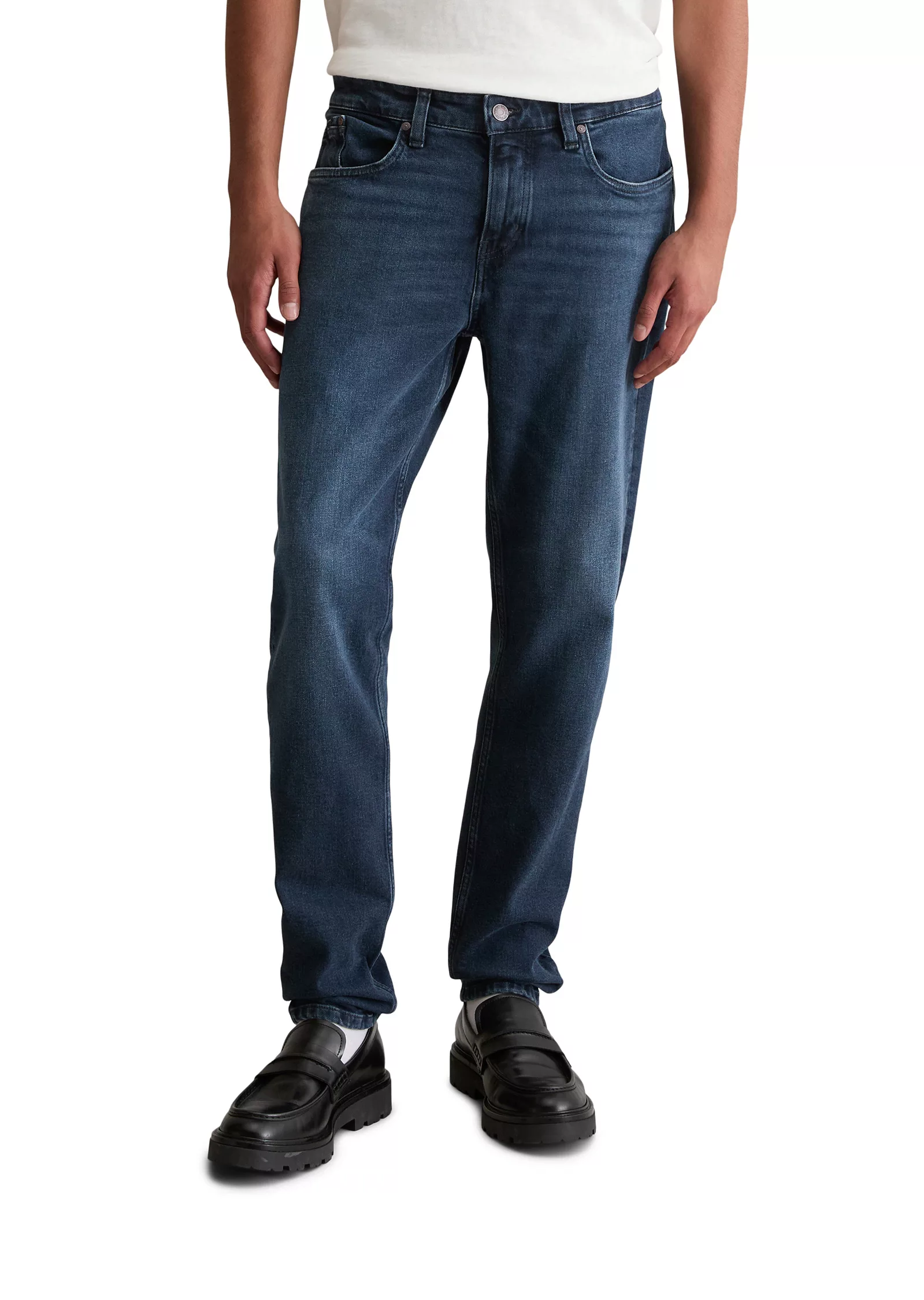 Marc OPolo DENIM 5-Pocket-Jeans, normale Bundhöhe, tapered-fit, used washed günstig online kaufen