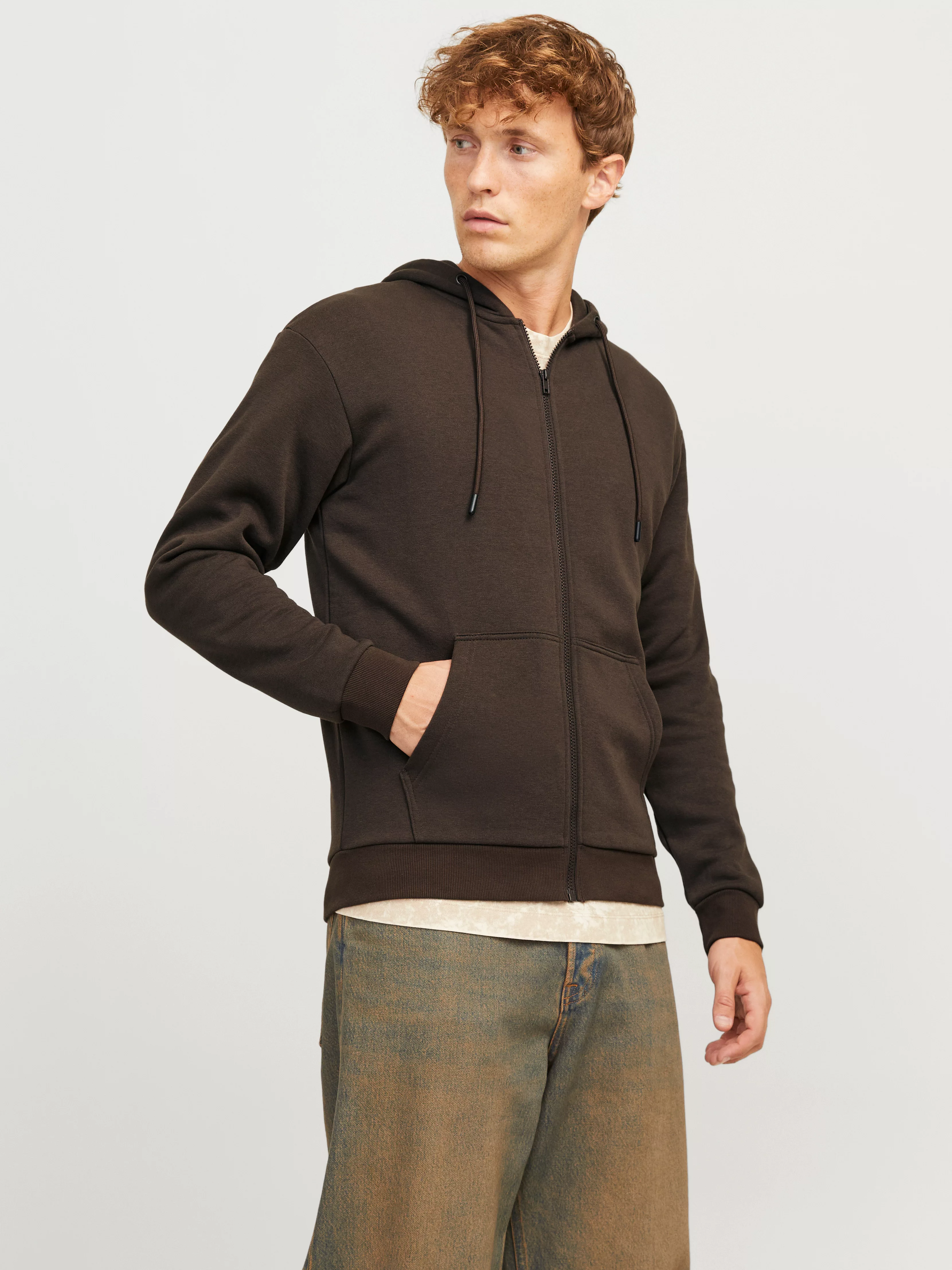 Jack & Jones Kapuzensweatjacke "JJEBRADLEY SWEAT ZIP HOOD NOOS", mit Kapuze günstig online kaufen