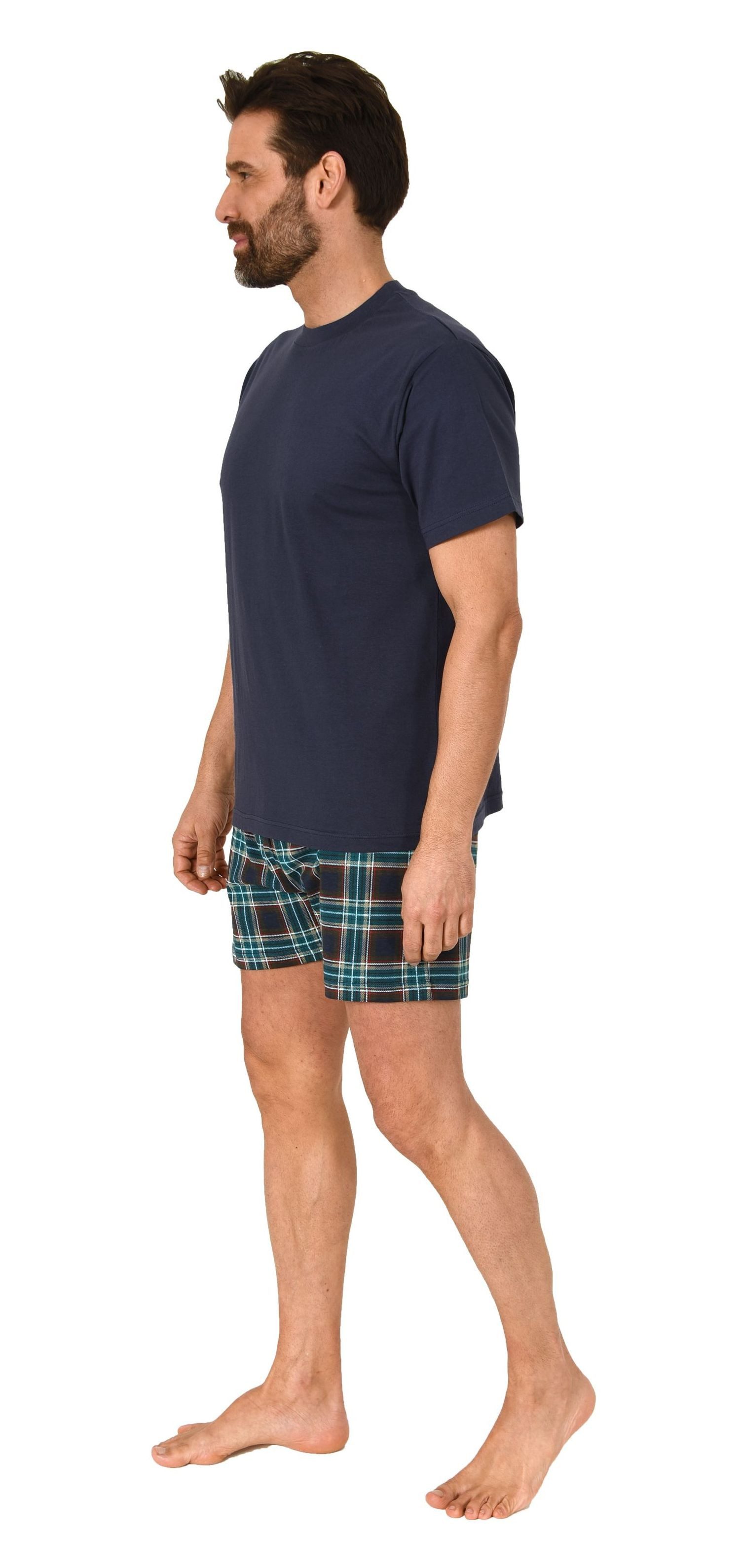 Normann Pyjama Normann Herren kurzarm Schlafanzug günstig online kaufen