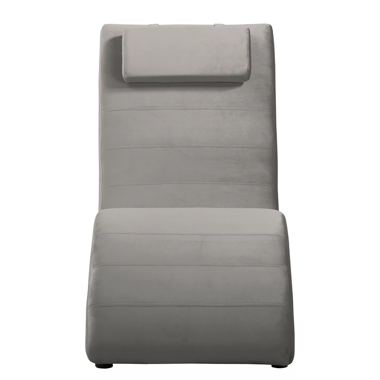 home24 Jack & Alice Relaxliege Sandon III Grau 100% Polyester 61x87x86 cm ( günstig online kaufen