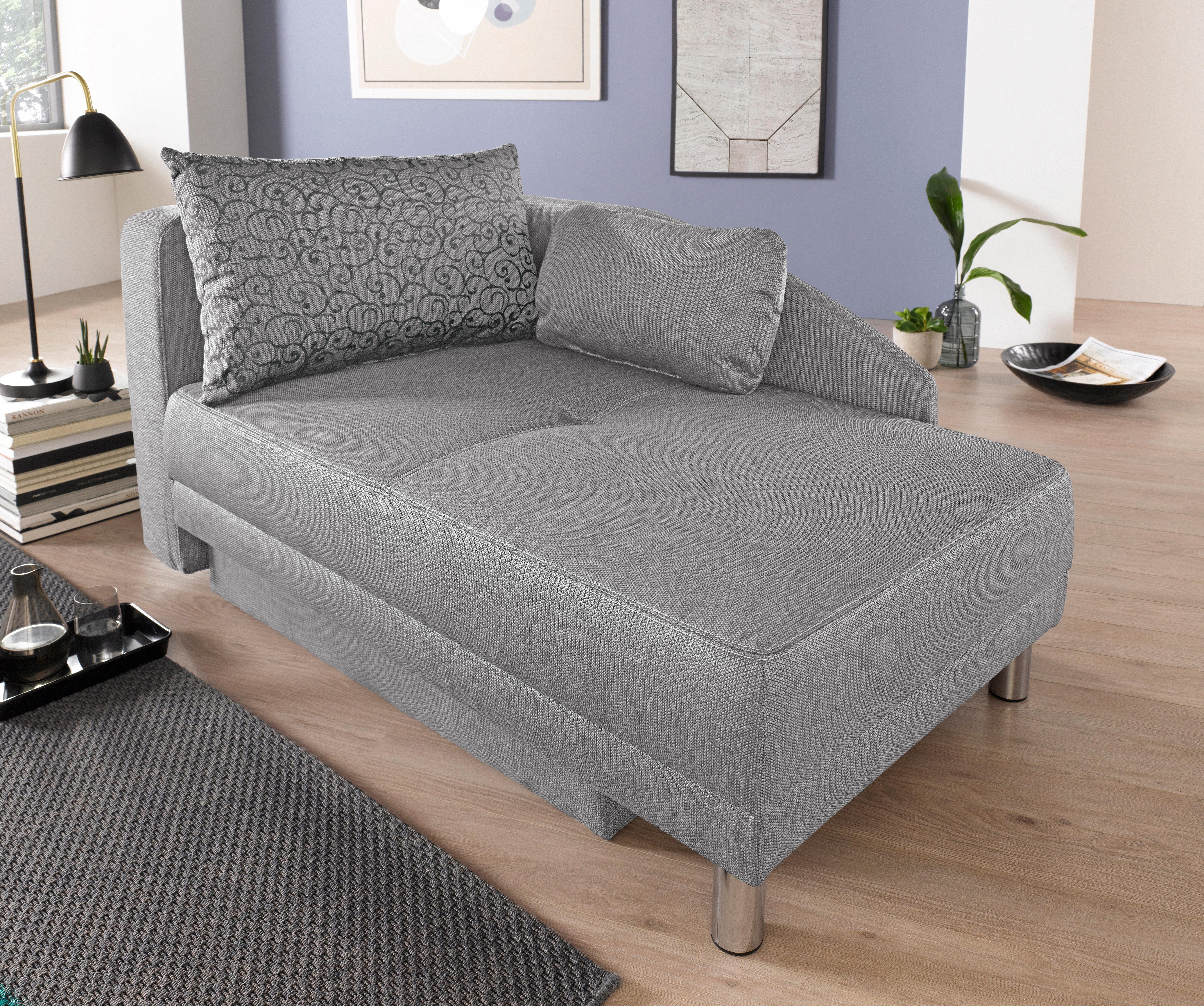 Jockenhöfer Gruppe Recamiere "Roy", Chaiselongue mit Bettfunktion und Bettk günstig online kaufen