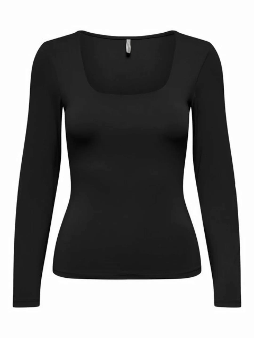 ONLY Blusenshirt ONLEA L/S 2-WAY DEEP NECK TOP JRS N günstig online kaufen