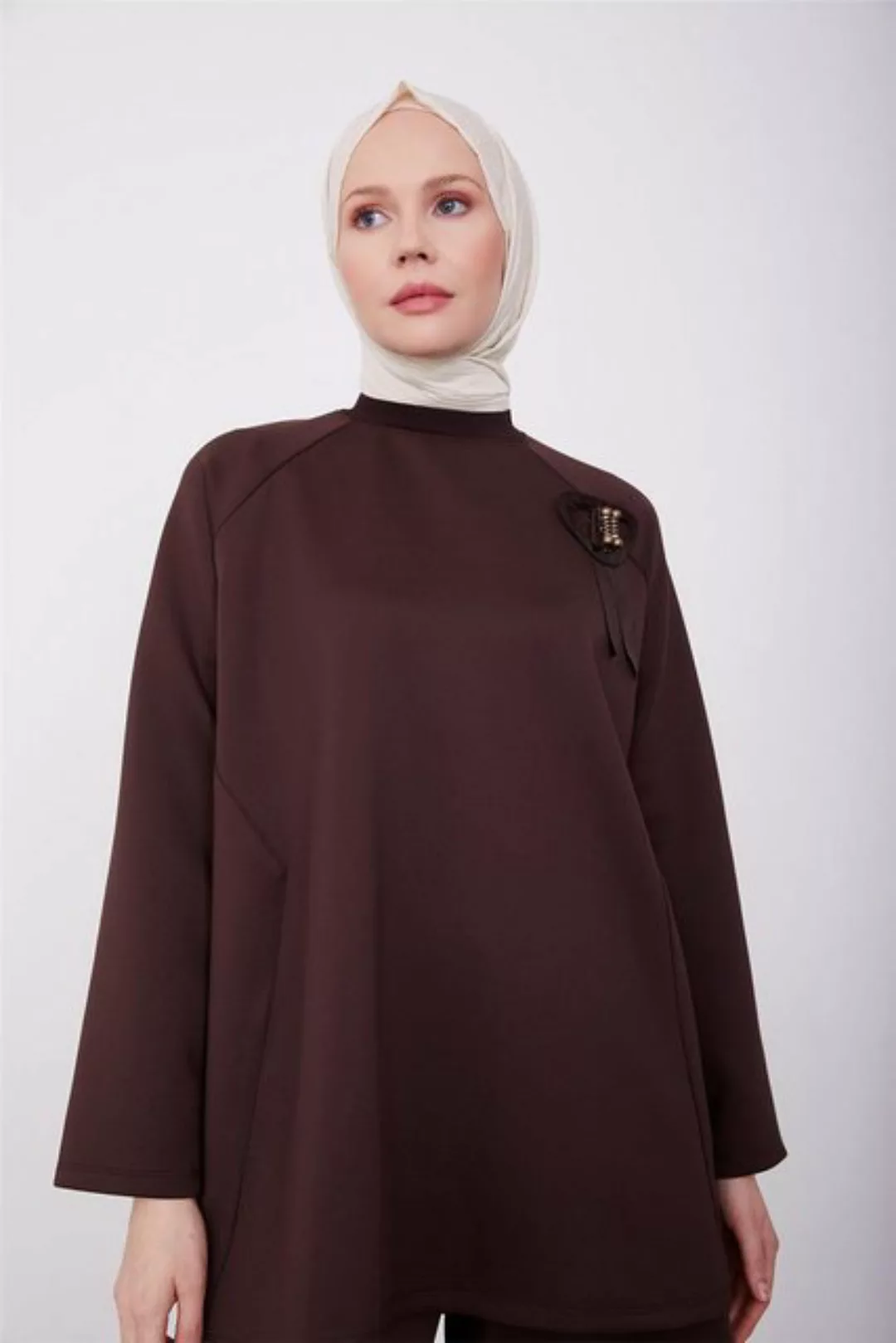 ARMİNE Tunikakleid Armine Tunika Damen, Moderne Polyester Kapuze Langarmshi günstig online kaufen