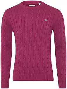 Rundhals-Pullover GANT pink günstig online kaufen