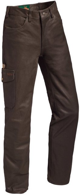 La Chasse® Lederhose Jagd Lederhose aus Büffelleder mit Beintasche Damen st günstig online kaufen