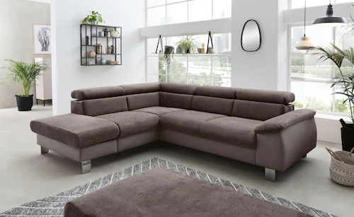 COTTA Polstergarnitur "Komaris L-Form", (Set), Set bestehend aus: Ecksofa m günstig online kaufen