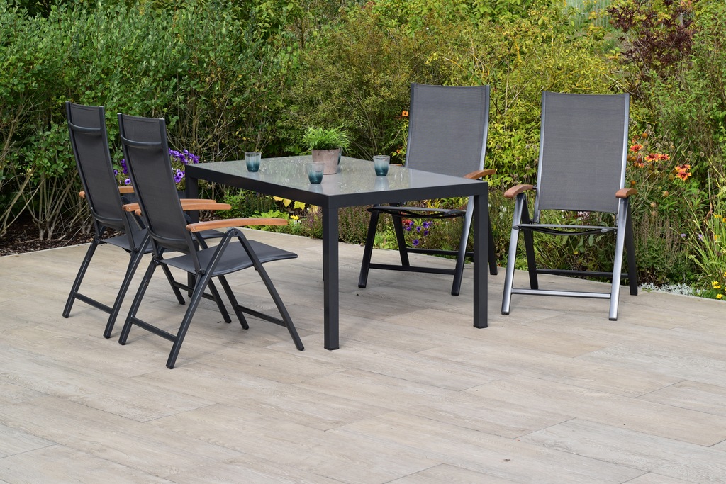 MERXX Garten-Essgruppe ""Toblino"", (Set, 5 tlg., 5-fach verstellbare Rücke günstig online kaufen