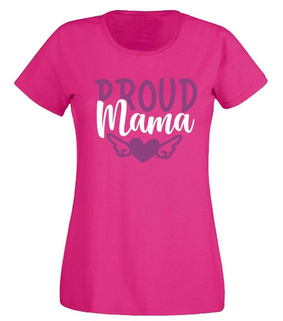 G-graphics T-Shirt Damen T-Shirt - Proud Mama Slim-fit, mit Frontprint, mit günstig online kaufen