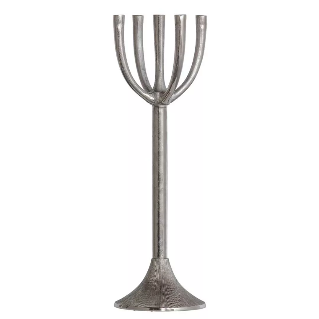 Metall Kerzenhalter Silber aus Aluminium modernem Design (2er Set) günstig online kaufen