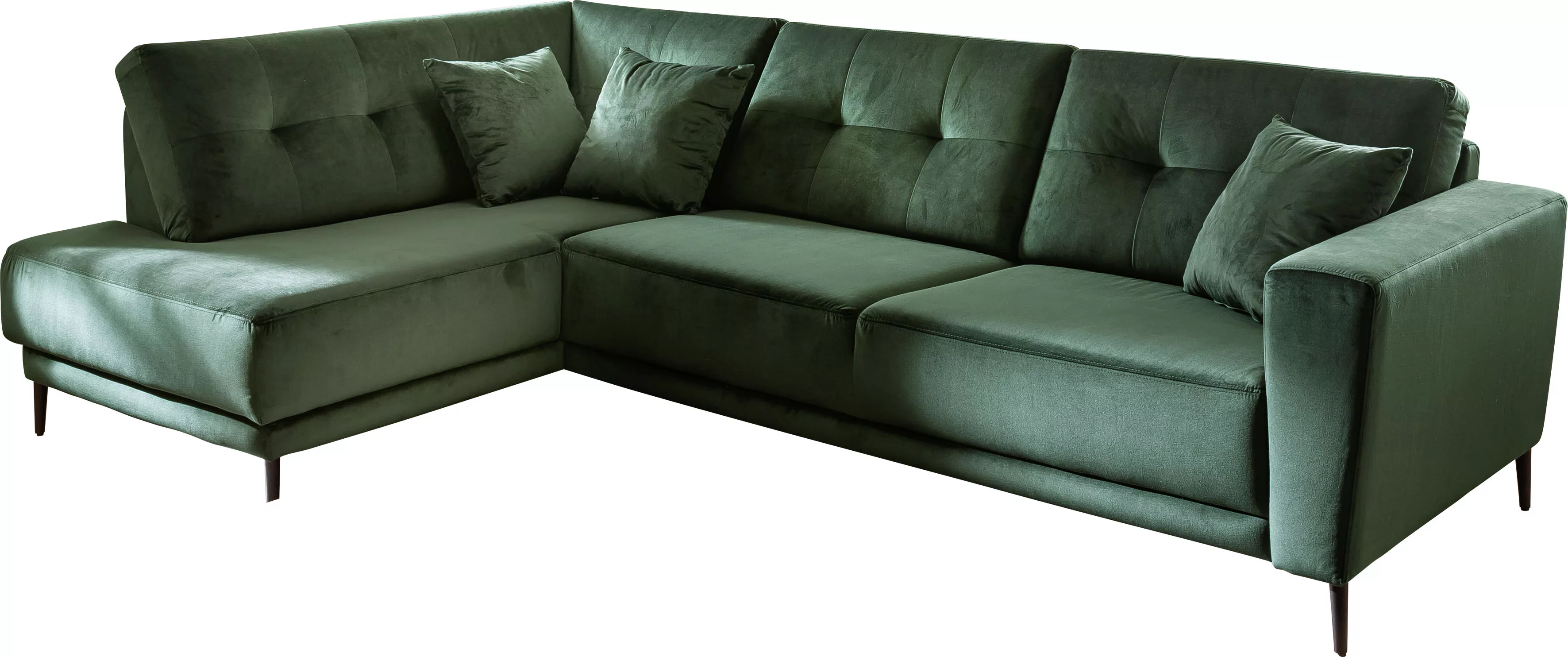 Trends by HG Polsterecke »Barcelona L-Form«, mit Metallfuss, frei im Raum s günstig online kaufen