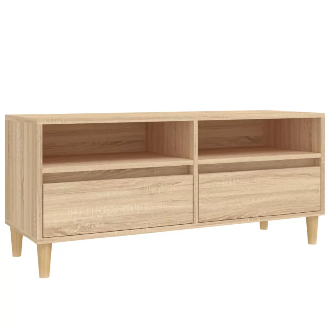 Vidaxl Tv-schrank Sonoma-eiche 100x34,5x44,5 Cm Holzwerkstoff günstig online kaufen