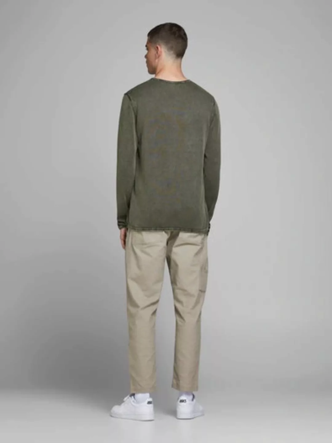 Jack & Jones Leo Knit Crew Neck Pullover L Navy Blazer günstig online kaufen