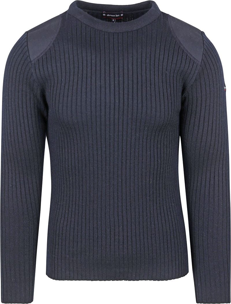 Armor-Lux Binic Pullover Wolle Navy - Größe L günstig online kaufen