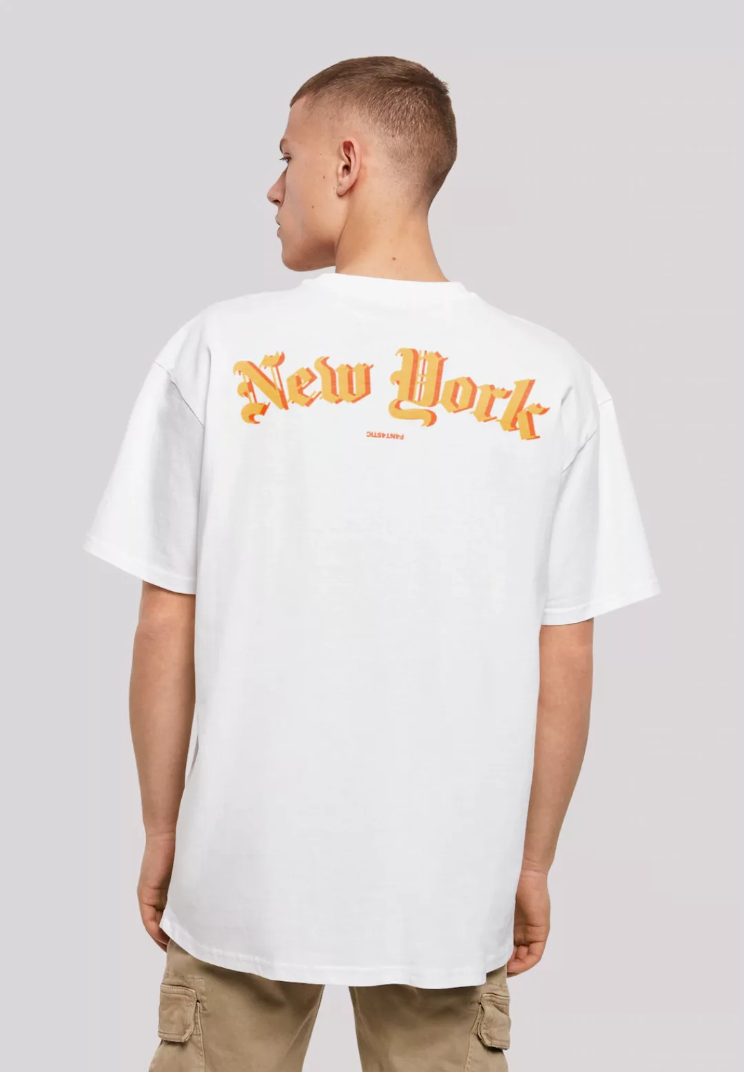 F4NT4STIC T-Shirt "New York Orange OVERSIZE TEE", Print günstig online kaufen