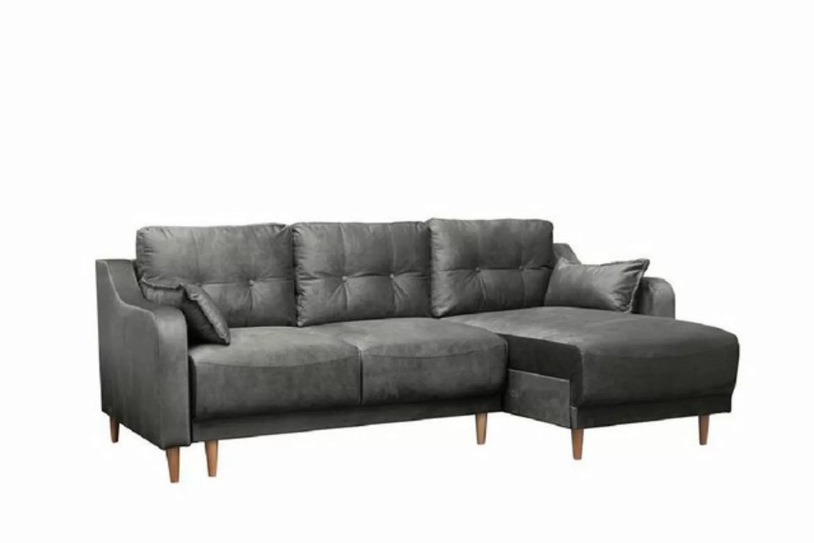 JVmoebel Ecksofa L Form Sofa Designer Sofa mit Bettfunktion Bettkasten Schl günstig online kaufen