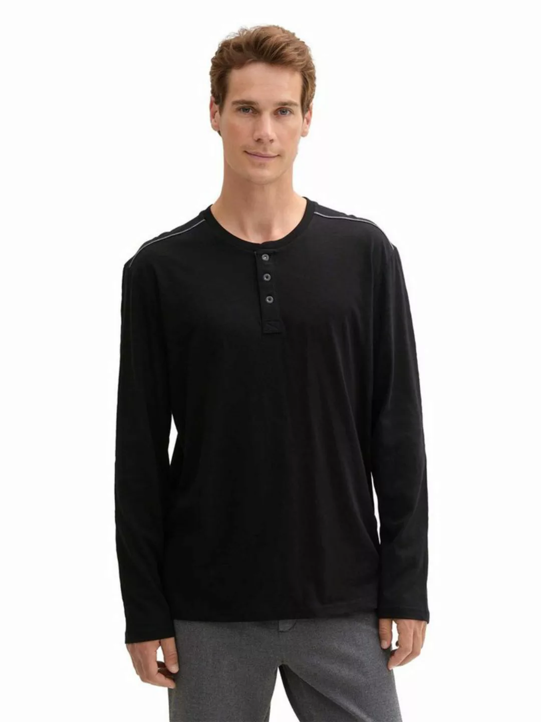 TOM TAILOR Henleyshirt mit Henley Ausschnitt günstig online kaufen