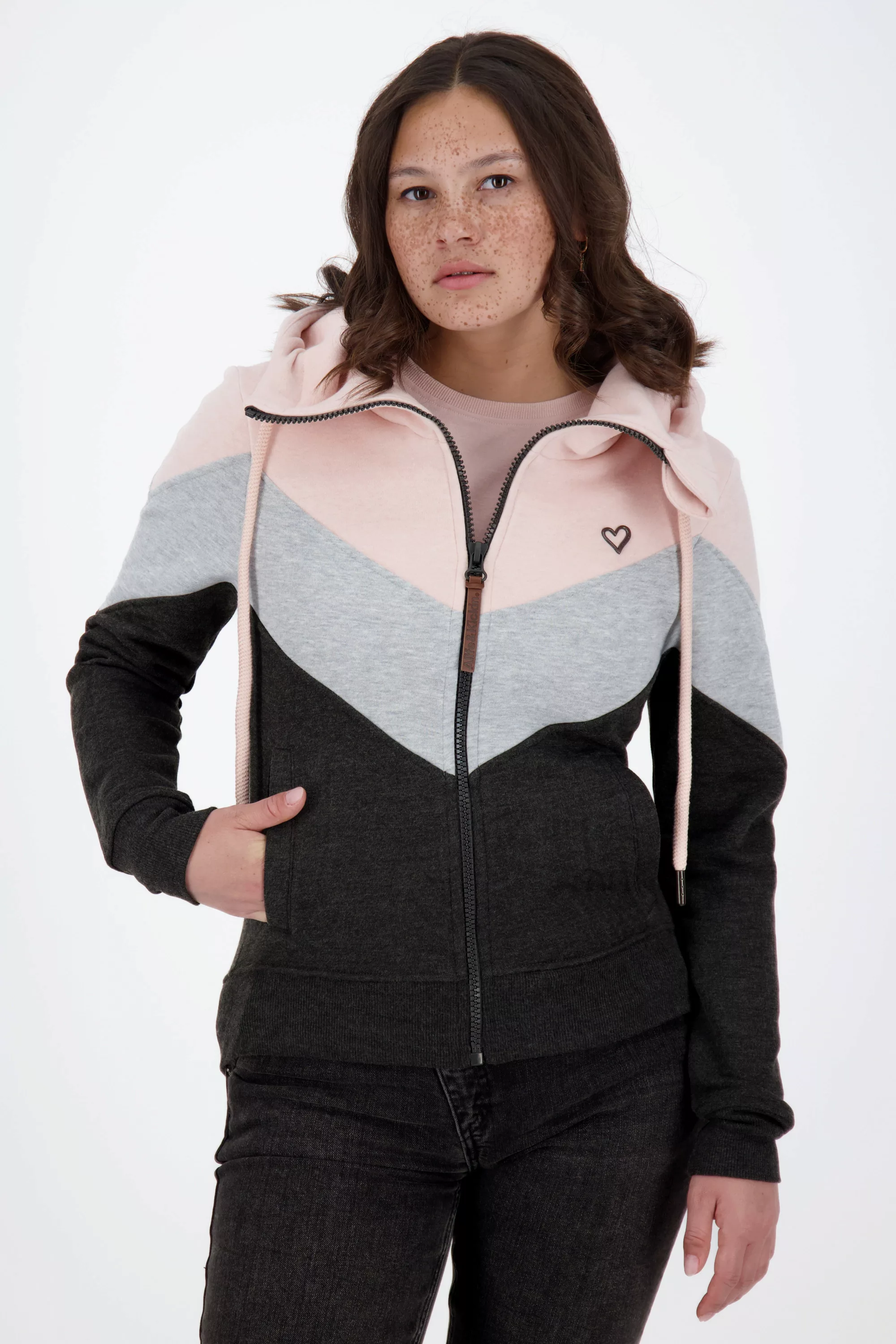 Alife & Kickin Kapuzensweatjacke "StellinaAK A Sweatjacket Damen Kapuzenswe günstig online kaufen