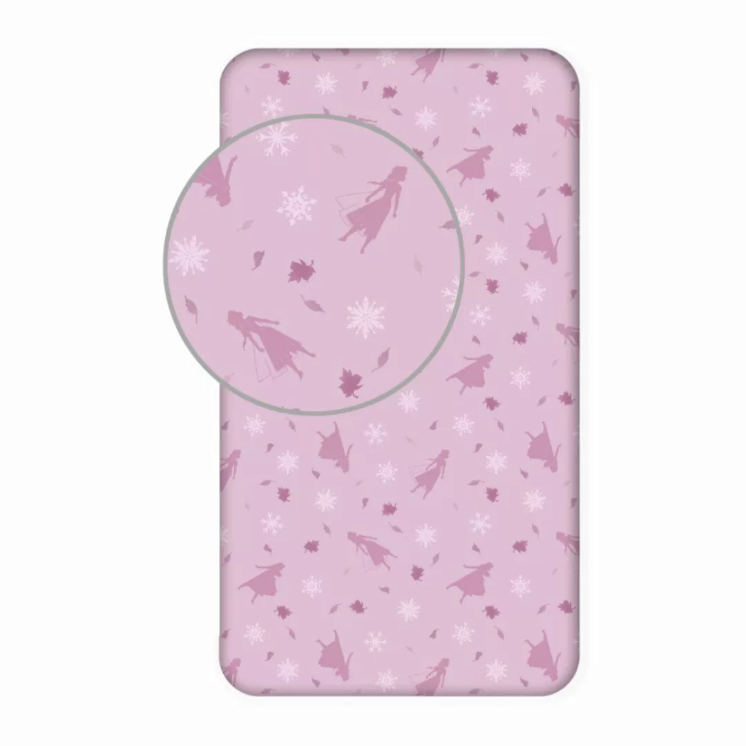 Disney Frozen Spannbettlaken Rosa Spann-Bettlaken für günstig online kaufen
