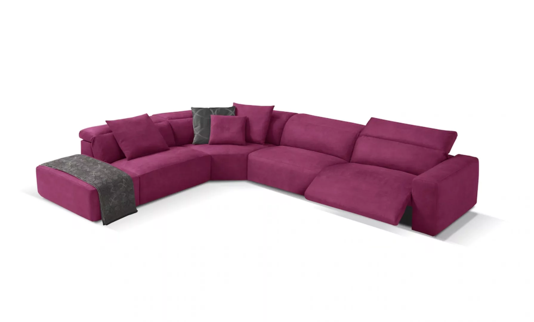 Egoitaliano Ecksofa "Beverly, extravangantes Designsofa mit erstklassigem S günstig online kaufen