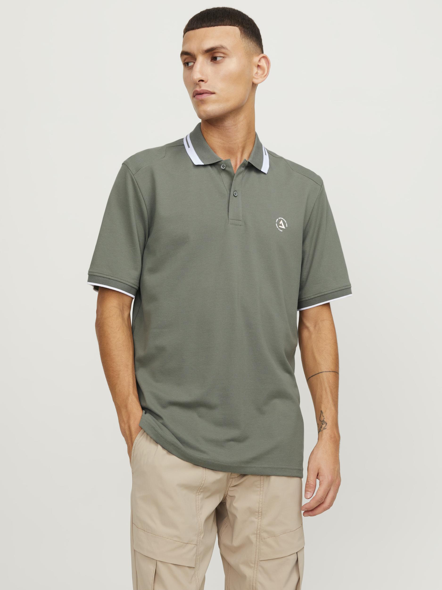 Jack & Jones Poloshirt "JCOHASS LOGO POLO SS LN" günstig online kaufen