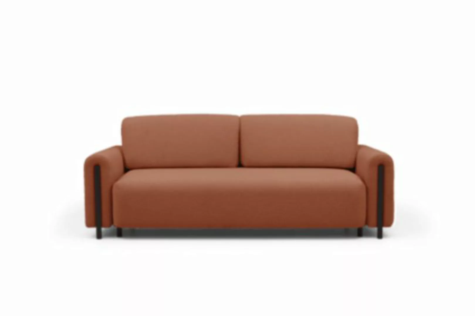 MOEBLO Sofa Supernova, Sofa us Boucle mit Holzeinsatz Couch Polstermöbel Wo günstig online kaufen