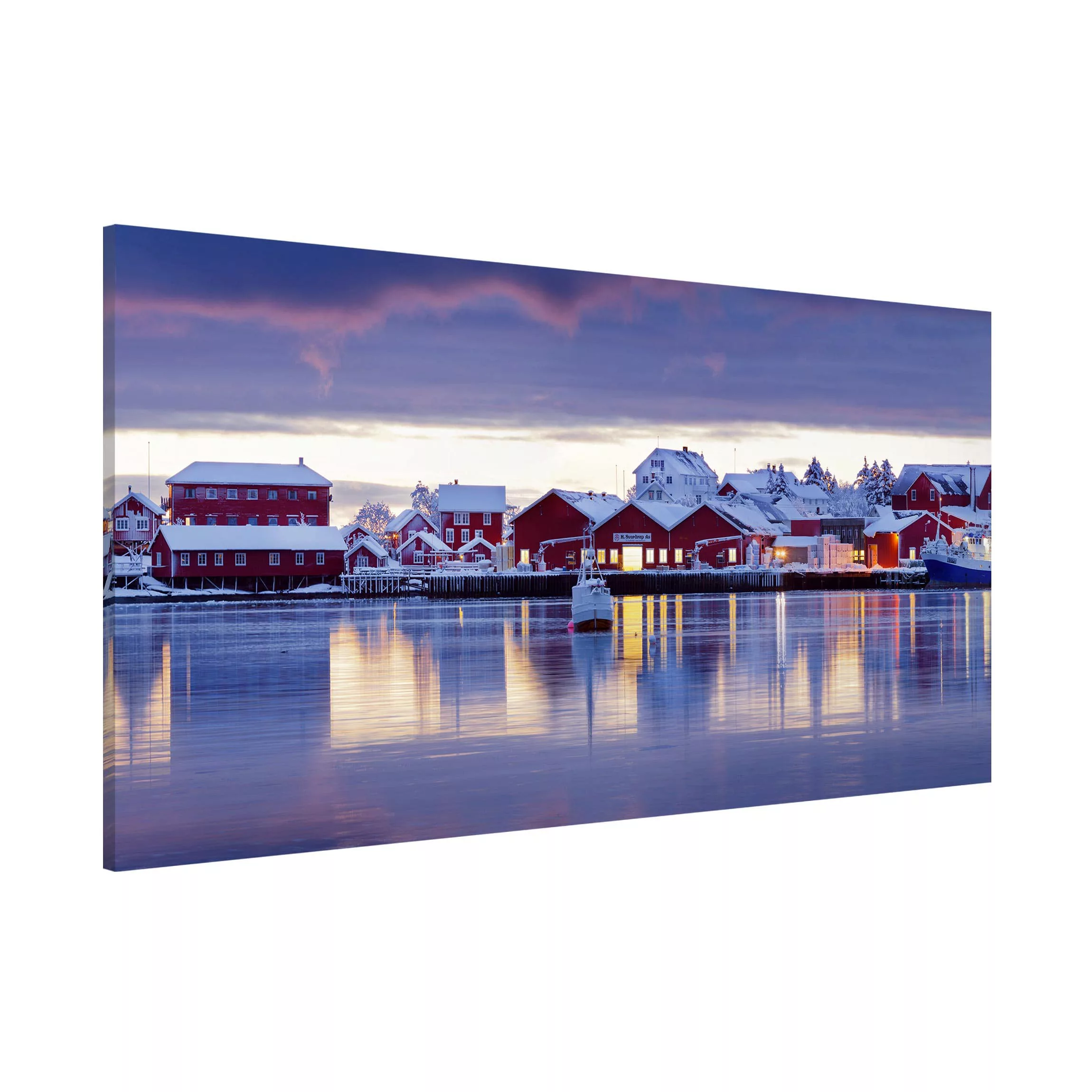 Magnettafel Architektur & Skyline - Querformat 2:1 Reine in Norwegen günstig online kaufen