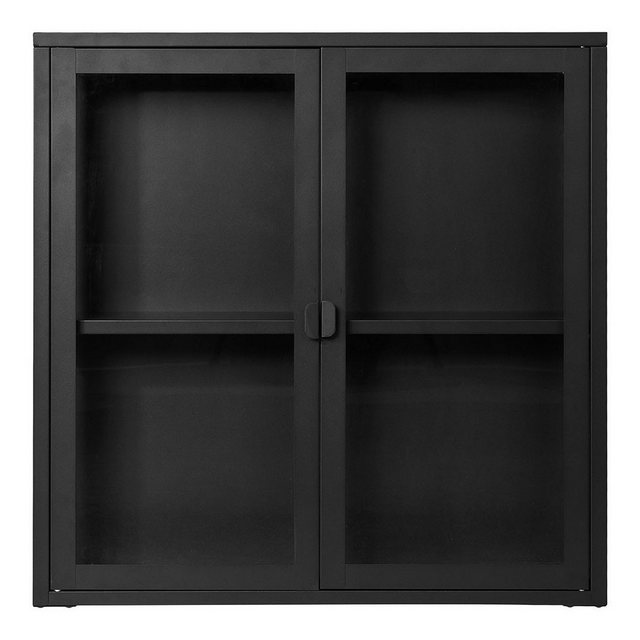 ebuy24 Vitrine Brisbane Vitrinenschrank Wandhängend, 2 Glas Türen günstig online kaufen