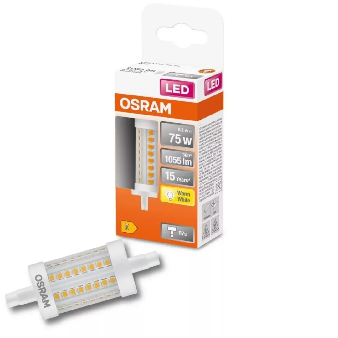 OSRAM LED-Stablampe R7s 8 W warmweiß 1.055 lm günstig online kaufen