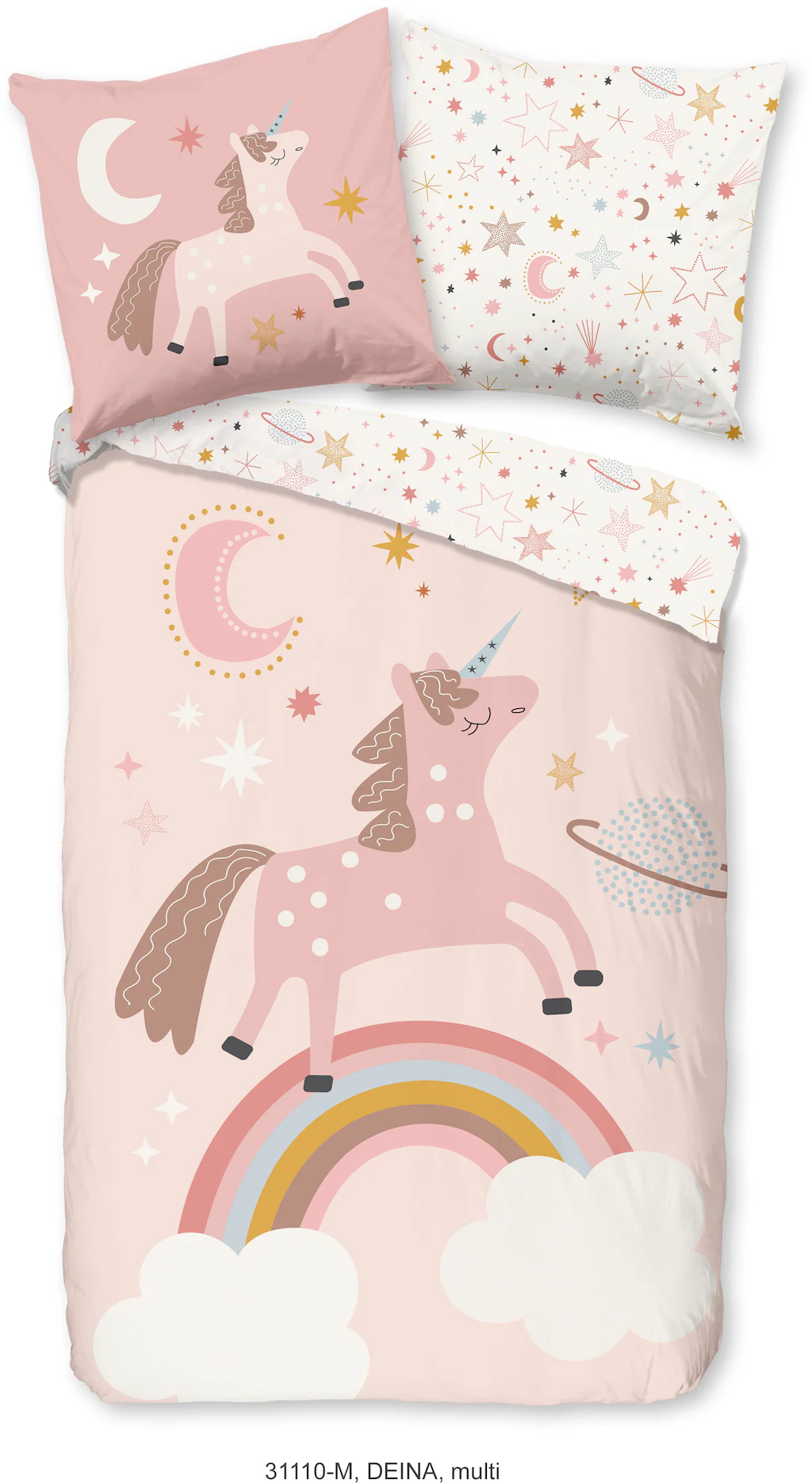 PURE luxury collection Kinderbettwäsche »Deina«, 135x200, Pflegeleicht, Rei günstig online kaufen