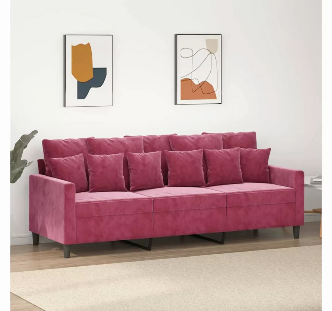 vidaXL Sofa Sofa Samt 3 Sitzer 2 Sitzer Sessel 1 Sitzer verschiedene Farben günstig online kaufen