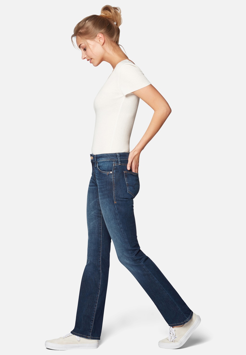 Mavi Bootcut-Jeans "BELLA MID RISE", Leicht ausgestelltes Bein günstig online kaufen