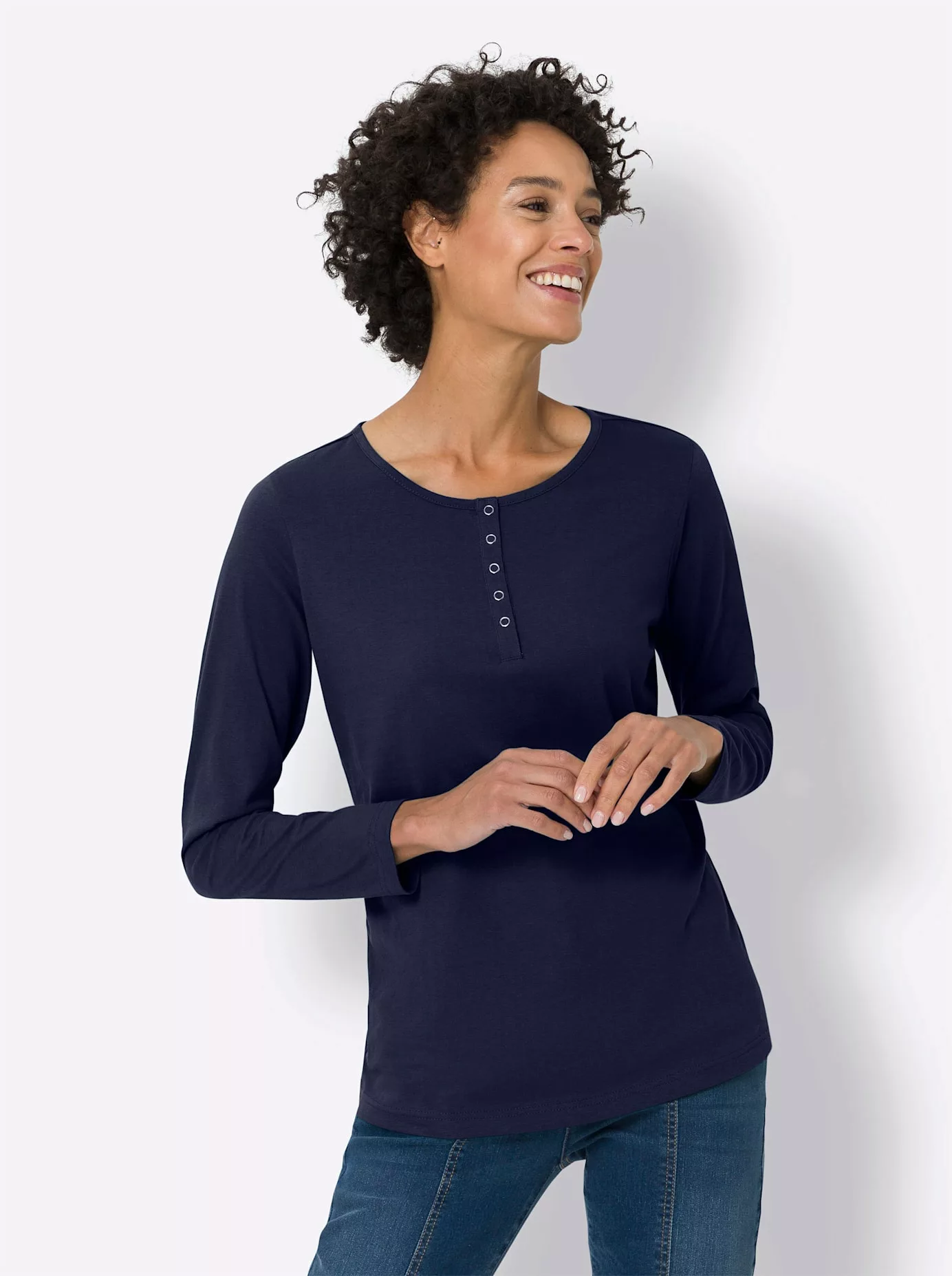 Classic Basics Langarmshirt "Langarm-Shirt", (1 tlg.) günstig online kaufen