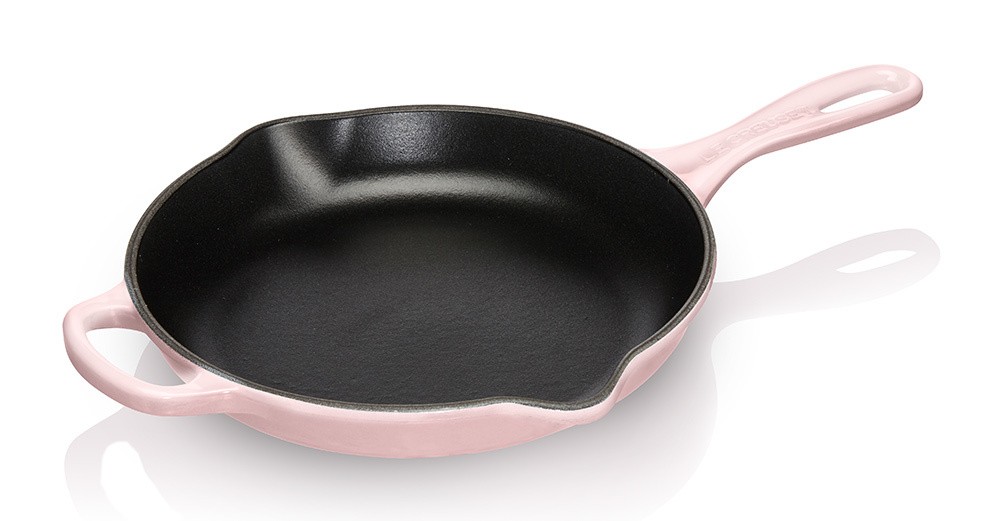 Le Creuset Brat- und Servierpfanne Signature Gusseisen Shell Pink 23cm günstig online kaufen