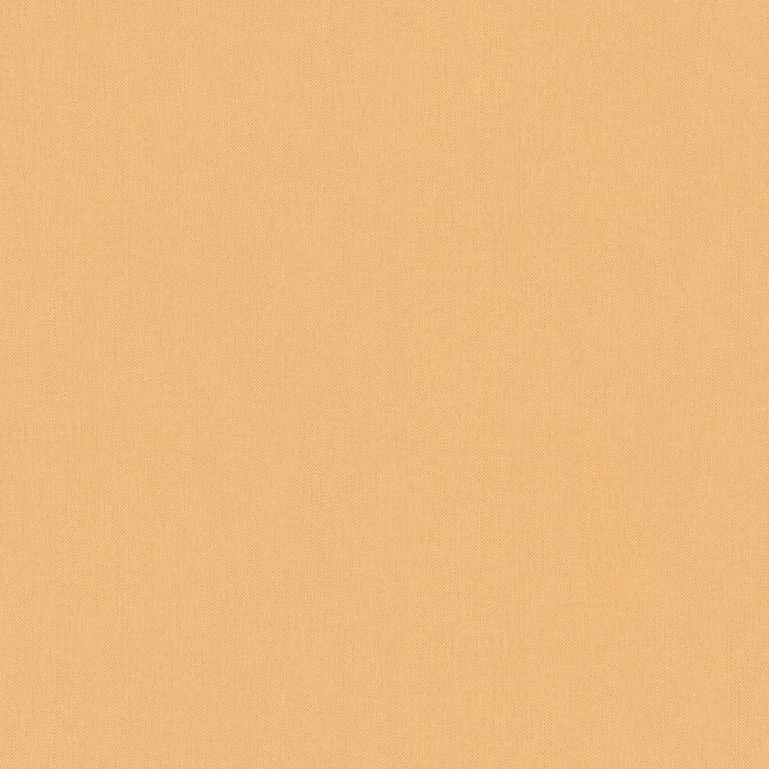 Bricoflor Textiloptik Tapete in Orange Moderne Uni Vliestapete in Apricot f günstig online kaufen