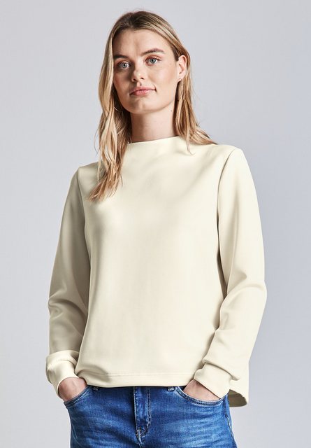 STREET ONE Sweatshirt - Silk-Look Shirt - Elegantes Damenshirt günstig online kaufen