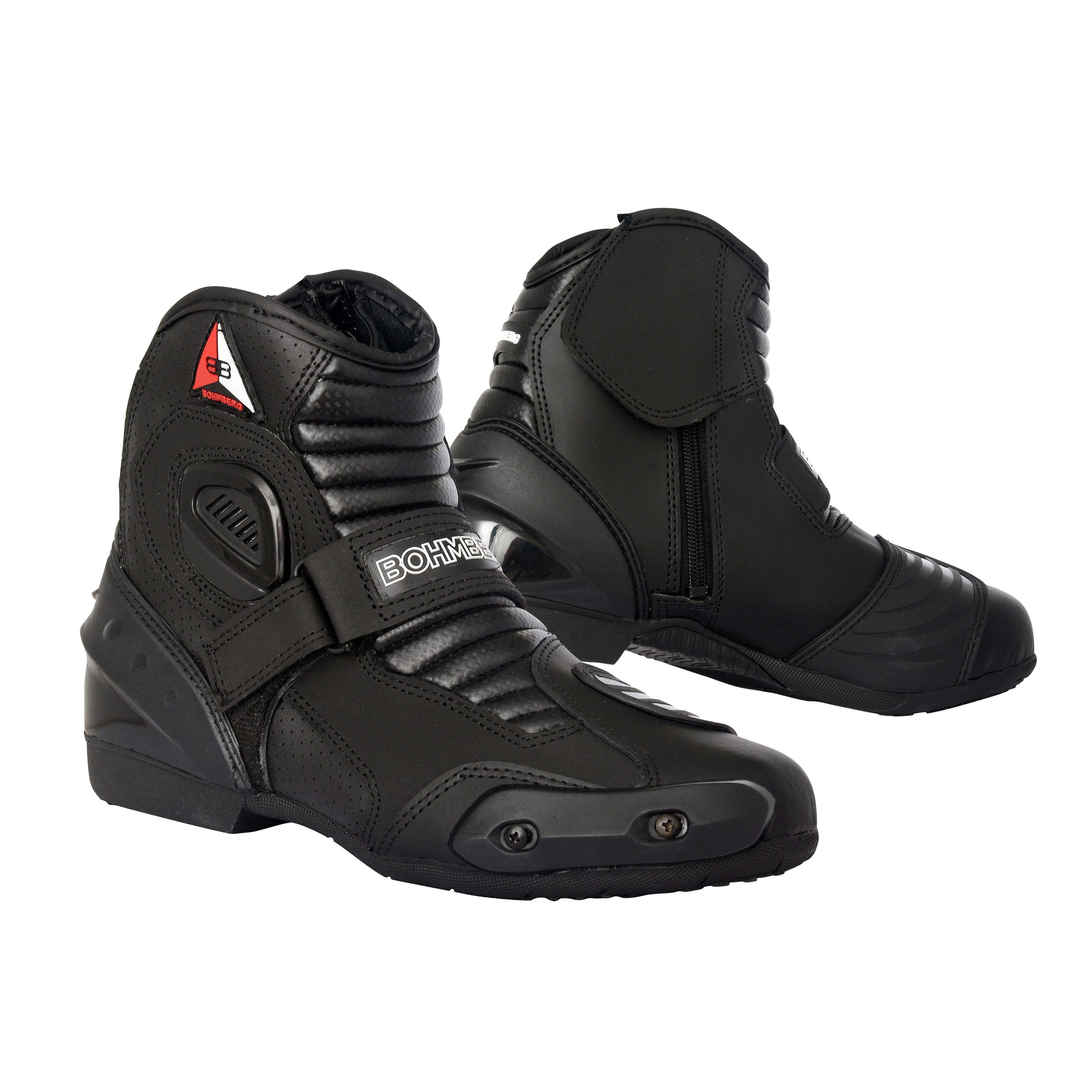 BOHMBERG Motorradstiefel aus echtem Leder / günstig online kaufen