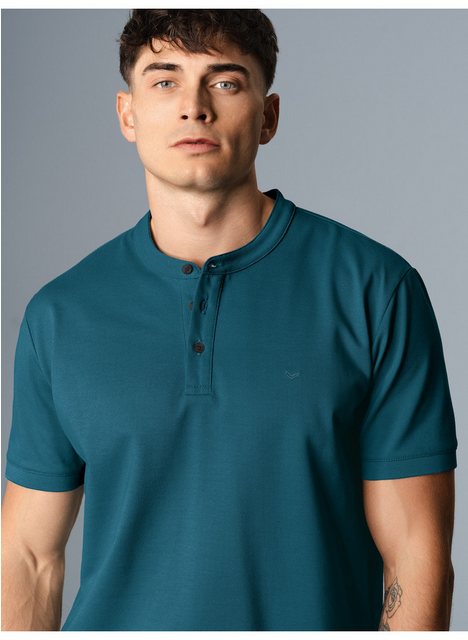 Trigema Poloshirt TRIGEMA Poloshirt mit Stehkragen (1-tlg) günstig online kaufen