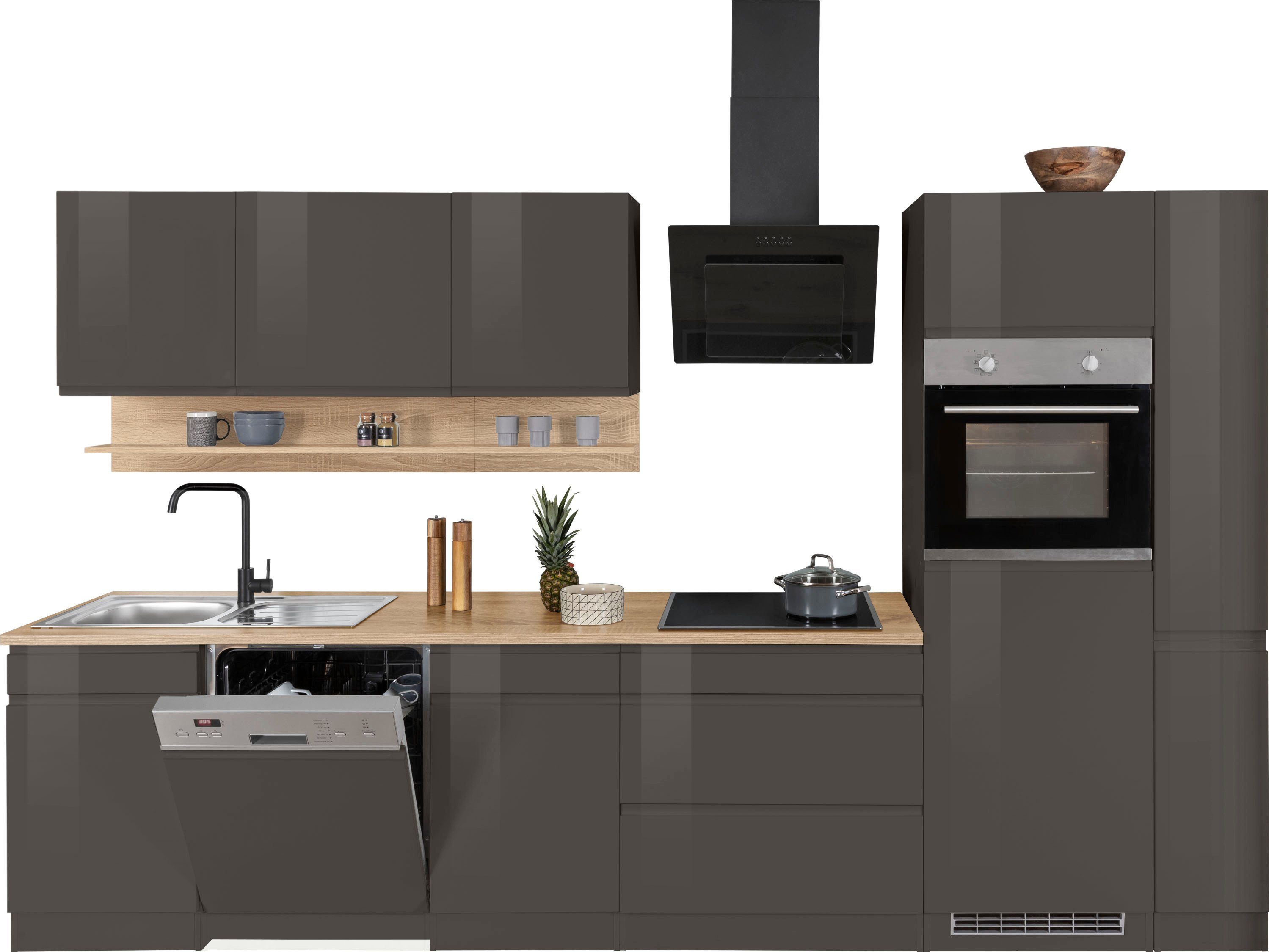 KOCHSTATION Küchenzeile KS-Virginia, Breite 330 cm, günstig online kaufen