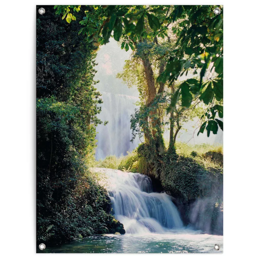 Reinders Poster "Wasserfall", Outdoor für Garten oder Balkon günstig online kaufen
