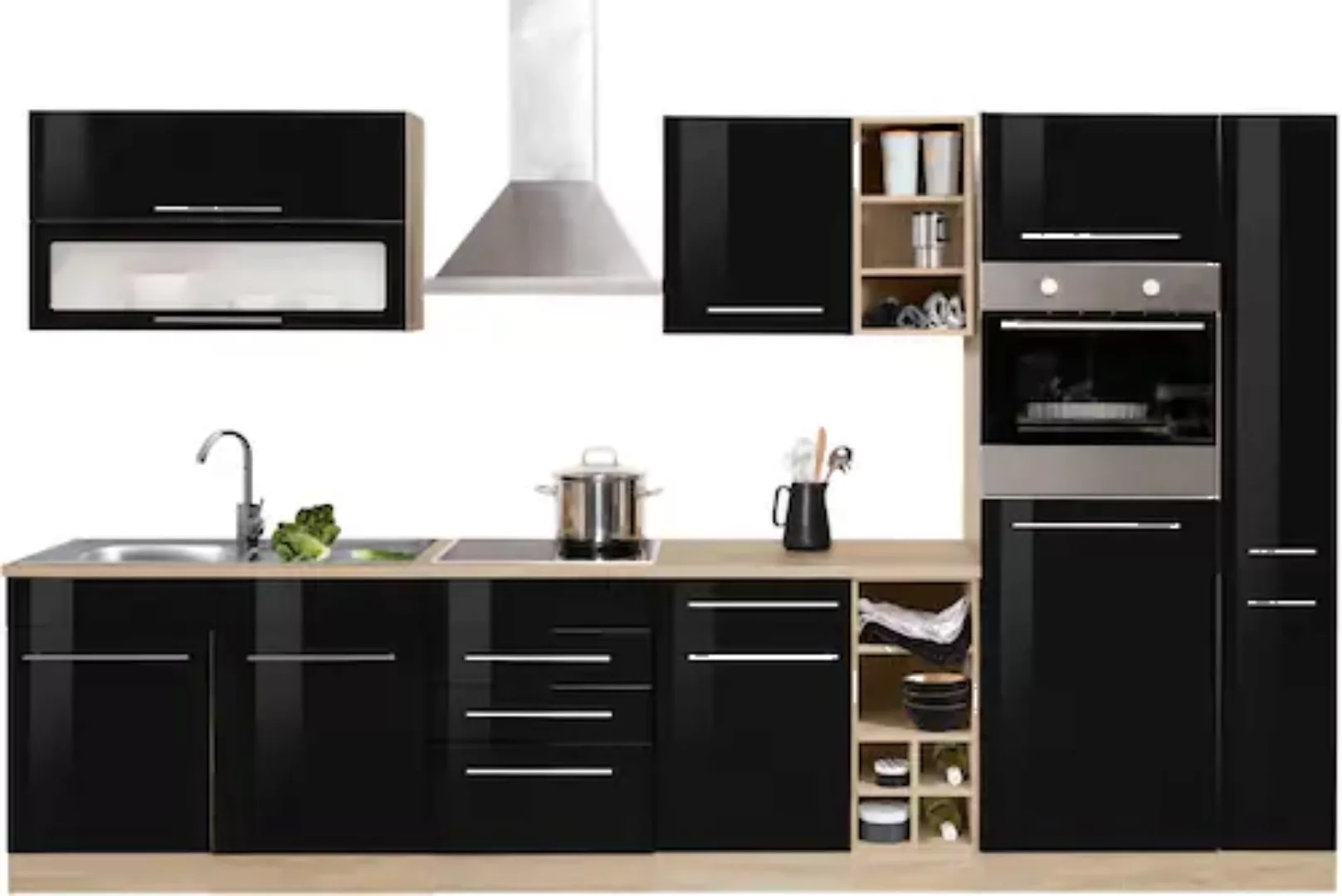 KOCHSTATION Küchenzeile »KS-Eton«, ohne E-Geräte, Breite 330 cm günstig online kaufen